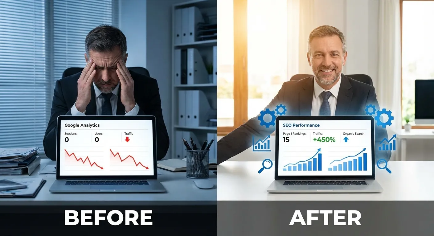 SEO services Singapore — before and after business transformation