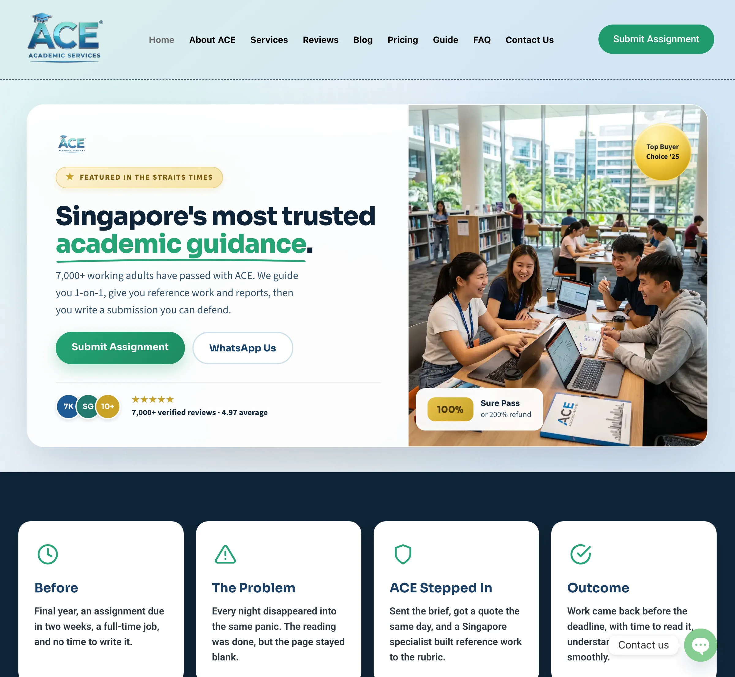 ACE Academic Services — Education / Academic case study by Rezult