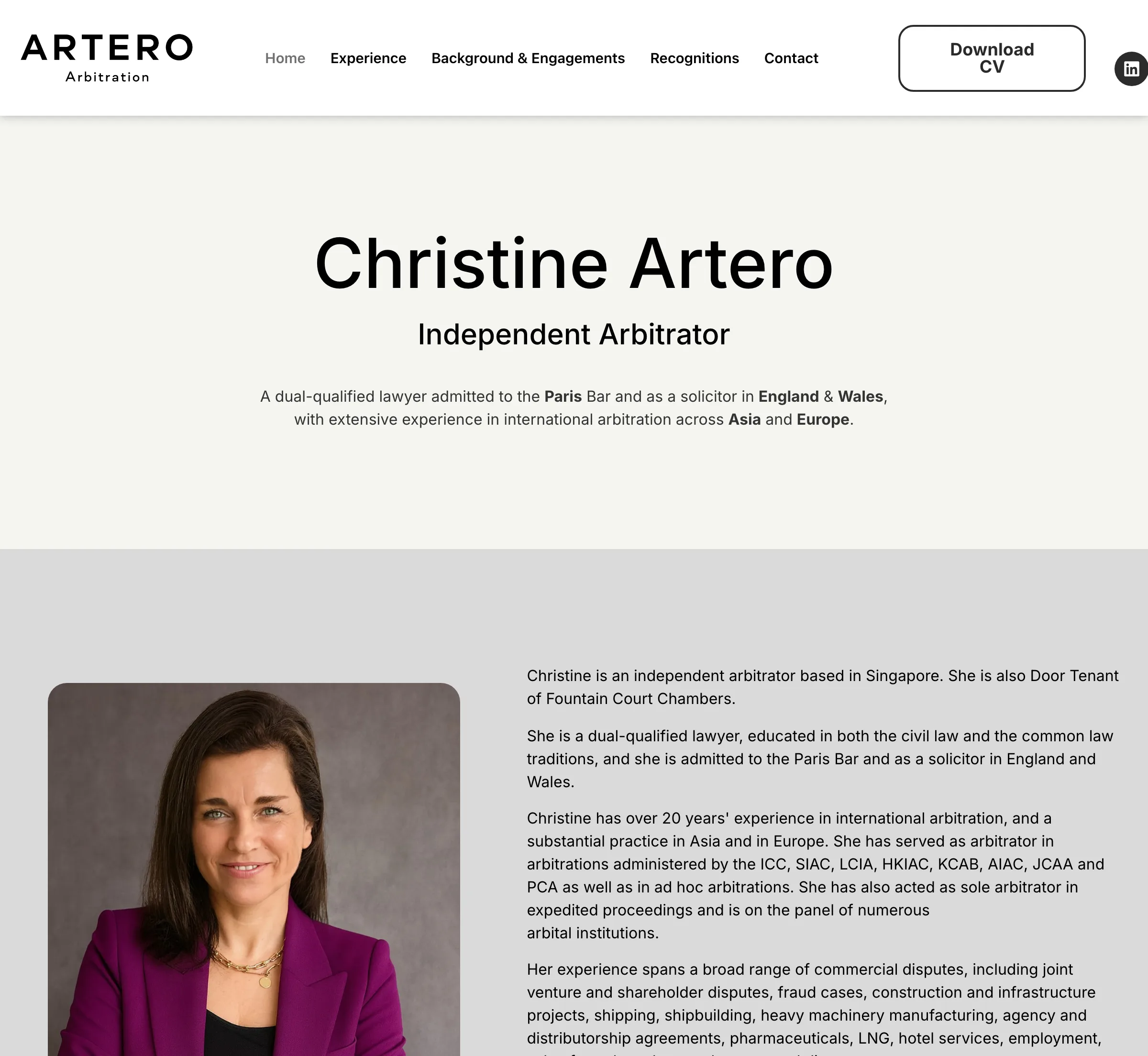 Artero Arbitration — International Arbitration case study by Rezult