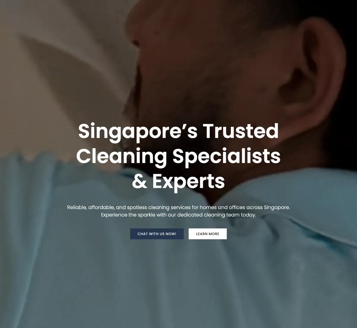 CleanAxisCo website before the revamp