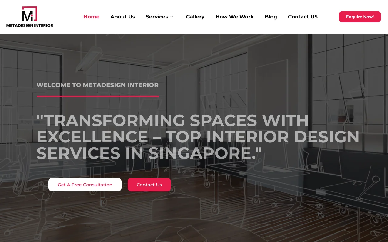 MD Interior — Interior Design website by Rezult