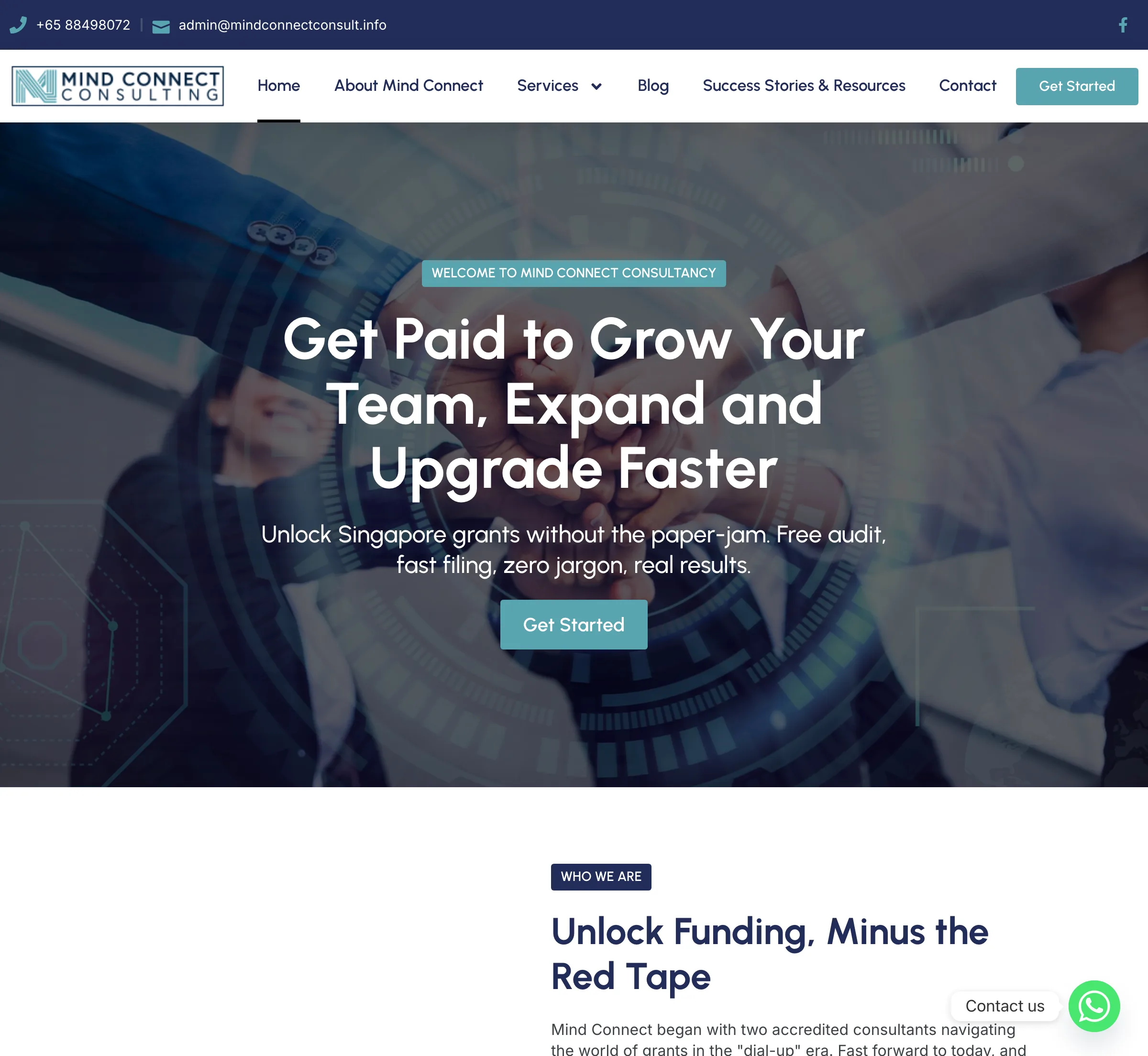 Mind Connect Consulting — Grant Consulting case study by Rezult
