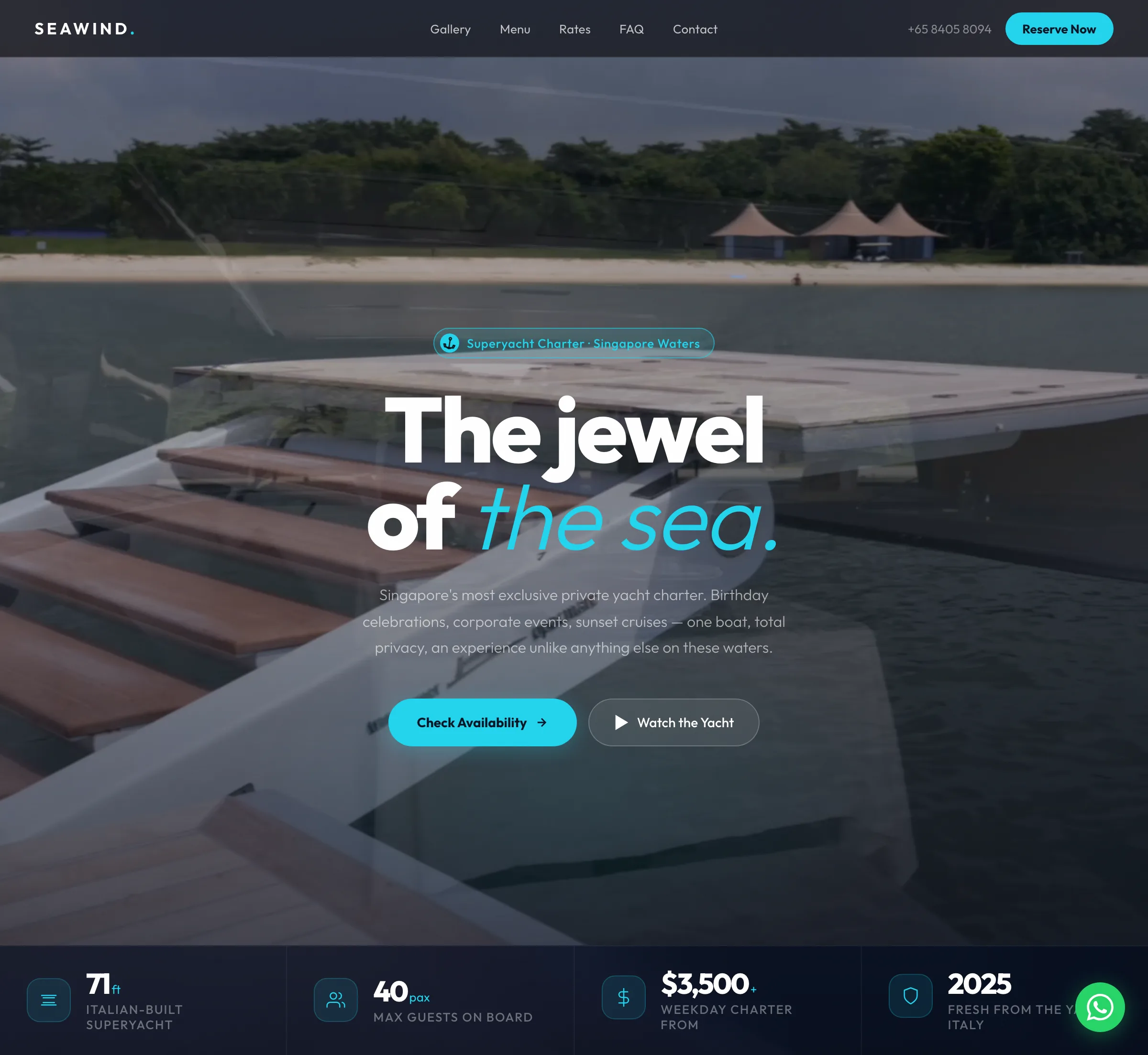 Seawind Yacht — Luxury Yacht Charter case study by Rezult
