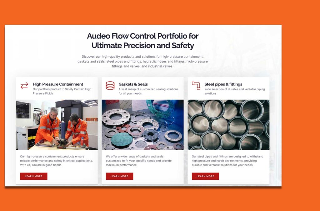 Industry website design